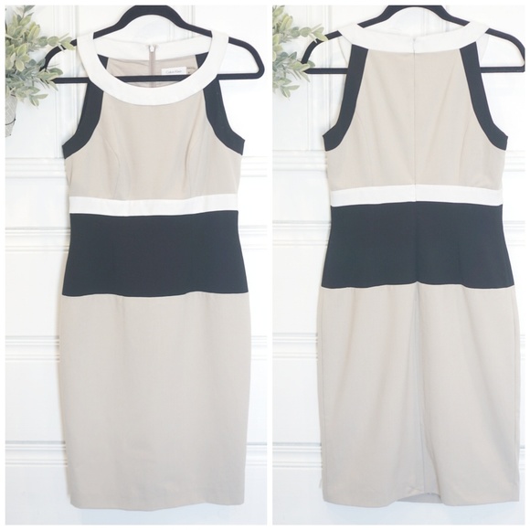 Calvin Klein Dresses & Skirts - ⬇️$54 Calvin Klein Color Block Bodycon Midi Dress